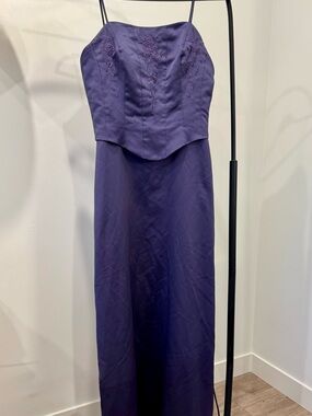 Elegant Purple Evening Gown